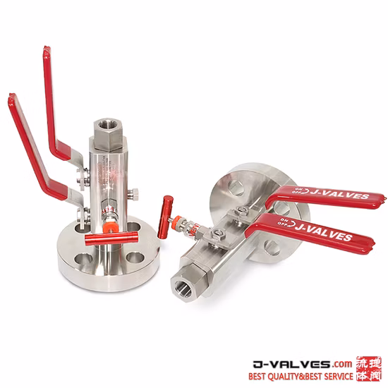 Válvulas de esfera munhão flutuante com flange de aço carbono e furo total e furo reduzido